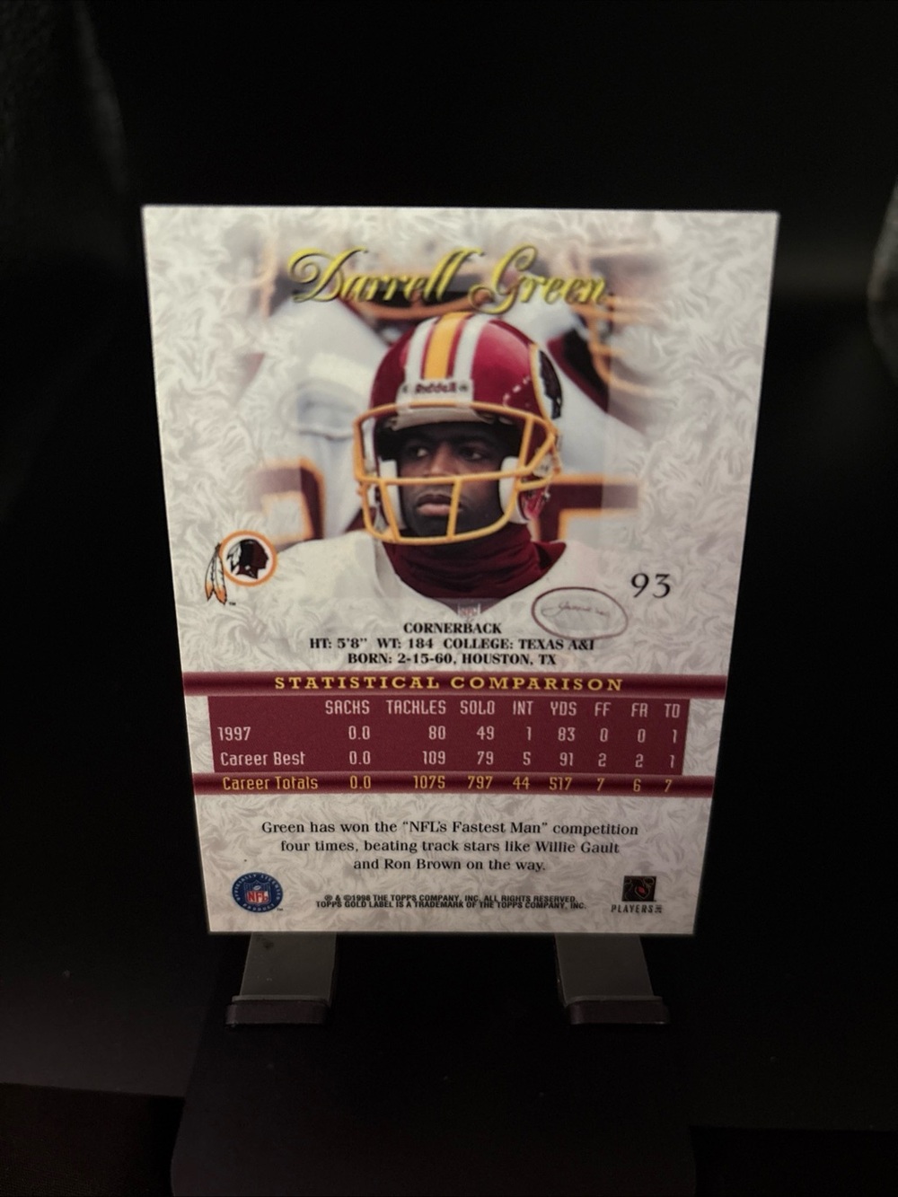 Terrell Owens 1999 Topps Gold Label #88 San Francisco 49ers - Picture 2 of 2